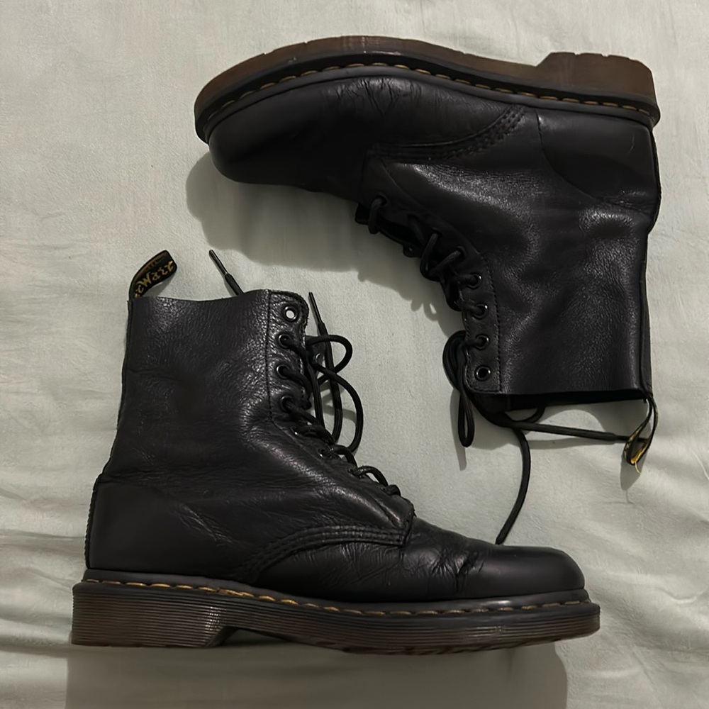 Doc Martens 8- eye soft leather boots